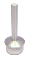 Rohraufsatz f�r Pfosten 42,4/2,0 mm, mit Stift 12 mm, V2A